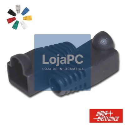 CAPA PROTECTORA P/ CONECTOR RJ45 PRETO