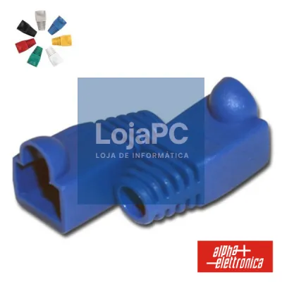 CAPA PROTECTORA P/ CONECTOR RJ45 AZUL