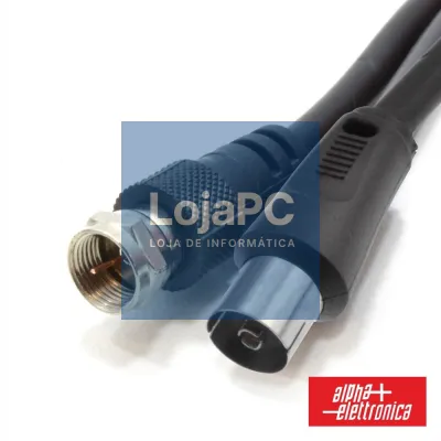 Cabo F Macho / Coaxial 9.5mm Macho 1m ALPHA