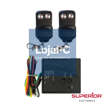 Kit Emissor Receptor de 2 Canais E 2 Comandos Interior