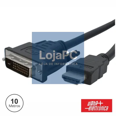 CABO HDMI MACHO / DVI-D DUAL LINK MACHO 10M
