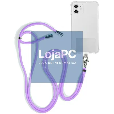 COOL Universal Hanging Lanyard with Card for Smartphone Violet