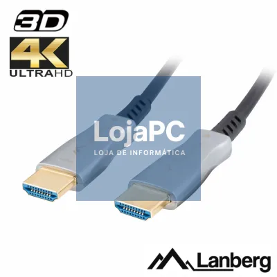 Cabo HDMI Dourado Macho / Macho 2.0 4K 100m LANBERG