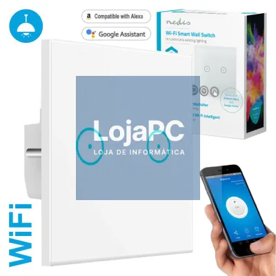 INTERRUPTOR PAREDE WIFI C/ PAINEL TÁTIL