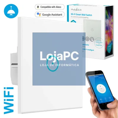 INTERRUPTOR PAREDE WIFI C/ PAINEL TÁTIL