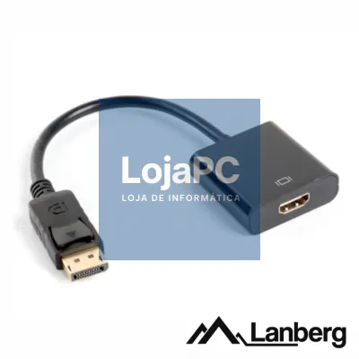 Adaptador Displayport Macho / HDMI Fêmea LANBERG