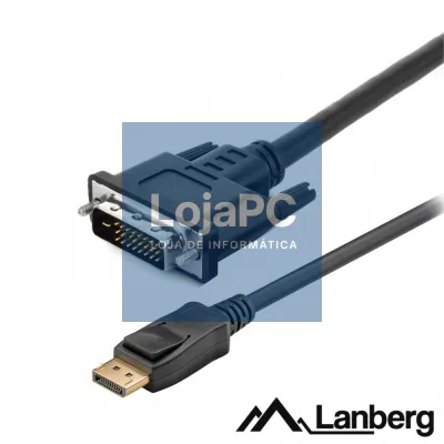 Cabo Displayport Macho / DVI-D Macho LANBERG