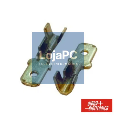 TERMINAL FASTON MACHO 6.35MM CABO 0.5-2MM