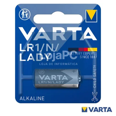 PILHA ALCALINA LR1/N 1.5V 880MA BLISTER VARTA
