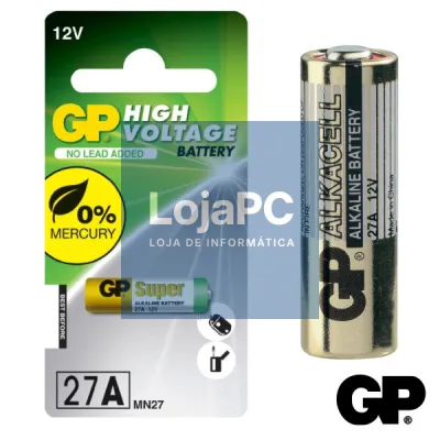 PILHA ALCALINA A27/LR27A 12V BLISTER GP