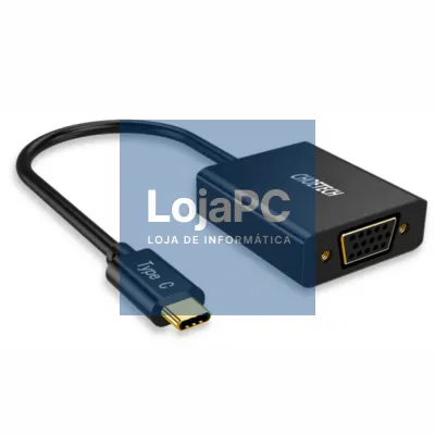 Cabo Adaptador USB-C Macho / VGA Fêmea