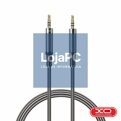 Cabo Jack 3.5mm Macho / Jack 3.5mm Macho 1m Preto XO