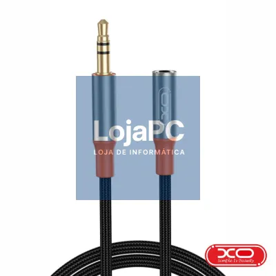 Cabo Jack 3.5mm Macho / Jack 3.5mm Fêmea 1m St XO