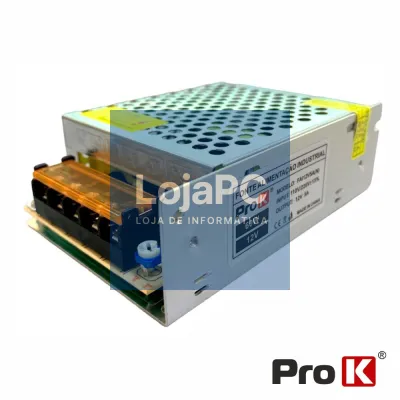 Fonte de Alimentação Industrial 12V 60W 5A PROK