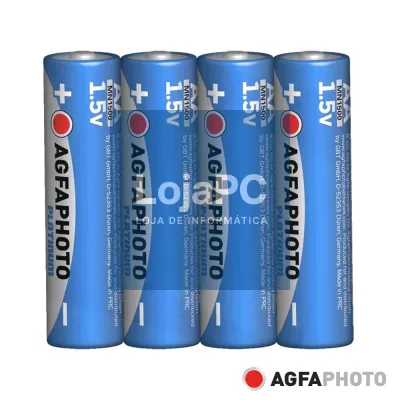 Pilha Alcalina LR6/AA 1.5V 4x POWER AGFAPHOTO