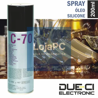 SPRAY DE 200ML ÓLEO SILICONE DUE-CI