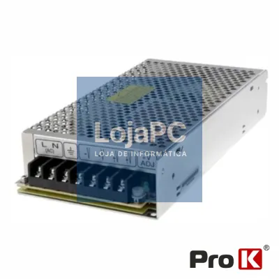 Fonte de Alimentação Industrial 24V 200W 8.5A PROK