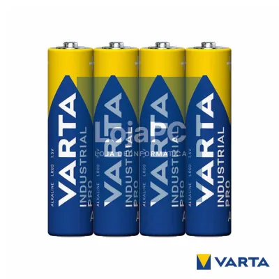 Pilha Alcalina LR03/AAA 1.5V 4x Industrial VARTA