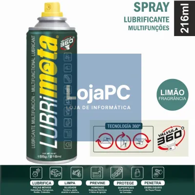 SPRAY LUBRIFICANTE MULTIFUNÇÕES 216ML