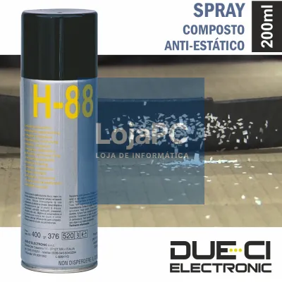 SPRAY DE 200ML COMPOSTO ANTI-ESTÁTICO DUE-CI