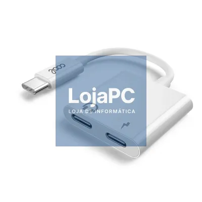 Dual USB TYPE-C Adapter (Headphones + Charging) Digital COOL