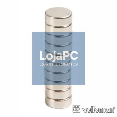 Conjunto 10 Ímanes Redondos Ø8mm VELLEMAN