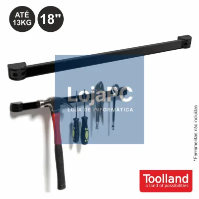 BARRA MAGNÉTICA P/ FERRAMENTAS 18" / 46CM 13KG TOOLLAND