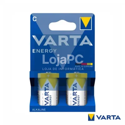 Pilha Alcalina LR14/C 1.5v 2x Blister VARTA