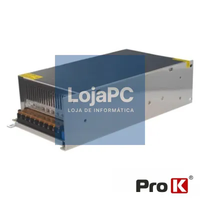 Fonte de Alimentação Industrial 24V 500W 20.8A PROK
