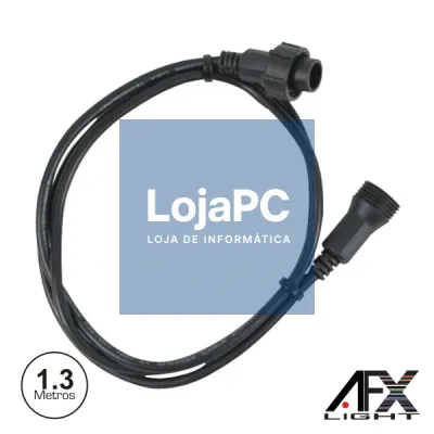 CABO DMX E ALIMENTAÇÃO P/ PROJETOR 1.3M IP65 AFXLIGHT