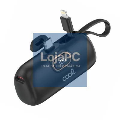 External Battery Power Bank 5000 mAh COOL Capsule Black