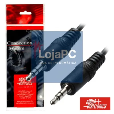 CABO JACK 3.5MM MACHO / JACK 3.5MM MACHO 1.5M ST POLYBAG