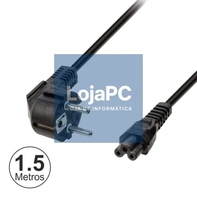 CABO ALIMENTAÇÃO SCHUKO MACHO / IEC C5 FÊMEA 1.5M