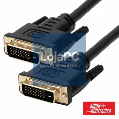 Cabo DVI-D Dual Link Macho / DVI-D Dual Link Macho 3m ALPHA