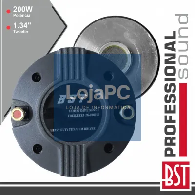 TWEETER 1.34" / 34MM 200Wmáx 8 OHM BST