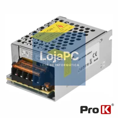 Fonte de Alimentação Industrial 5V 50W 10A PROK