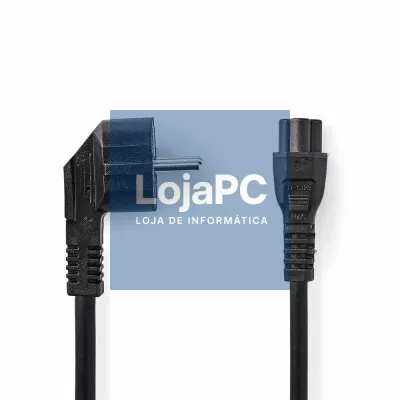 Cabo de Alimentação IEC-320-C5 3m Preto