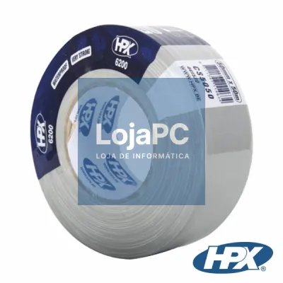 FITA DE TELA PROFISSIONAL HPX 50MMx50M PRATA