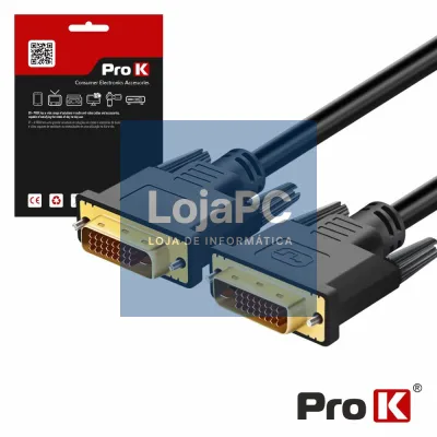 CABO DVI-D MACHO DUAL LINK / DVI-D DUAL LINK MACHO 2M PROK