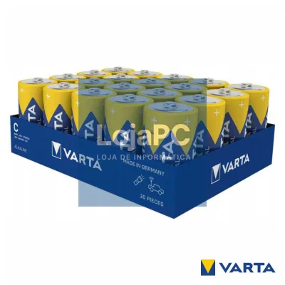 Pilha Alcalina LR14/C 1.5v 20x Industrial Pro VARTA