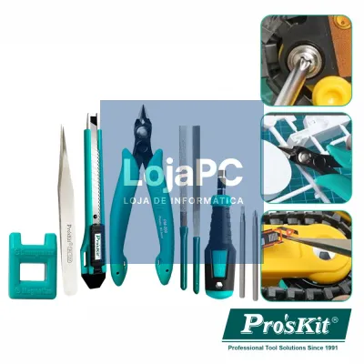 Conjunto de Ferramentas de Modelagem Básica 9x PROSKIT