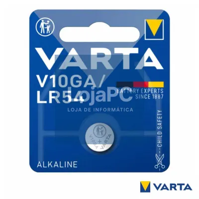 Pilha Alcalina Botão LR54/V10GA 1.5V VARTA