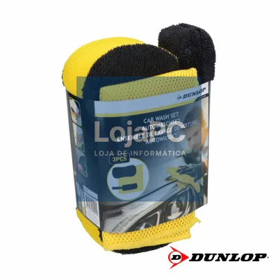 Conjunto de Limpeza Automóvel 3 peças DUNLOP