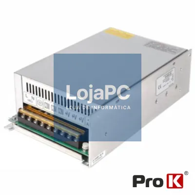 Fonte de Alimentação Industrial 12V 600W 50A PROK