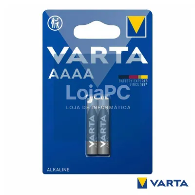 Pilha Alcalina AAAA LR8D425 1.5V 2x Blister VARTA