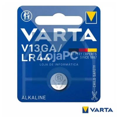 Pilha Alcalina Botão LR44/AG13/V13GA/A76 1.5V VARTA