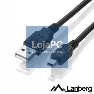 Cabo USB-A 2.0 Macho / Micro USB-B Macho 1.8m LANBERG