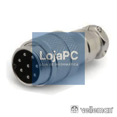 FICHA 8P MACHO P/ SOLDAR VELLEMAN