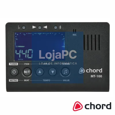 Metrónomo/Afinador Digital C/ Gerador de Tons CHORD