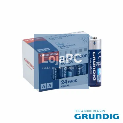 Pilha Zinco-Carvão R6/AA 1.5V 24x GRUNDIG